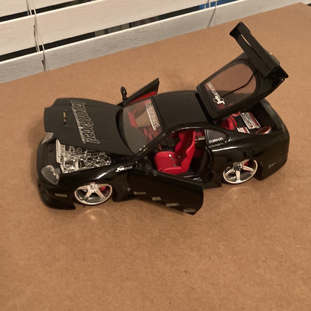 Jada Toys  Import Racer 1 /24 Scale Toyota Supra  Black No 50700-9